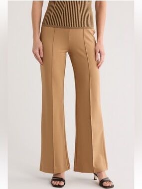 DKNY Camel Flared Ponte Pants